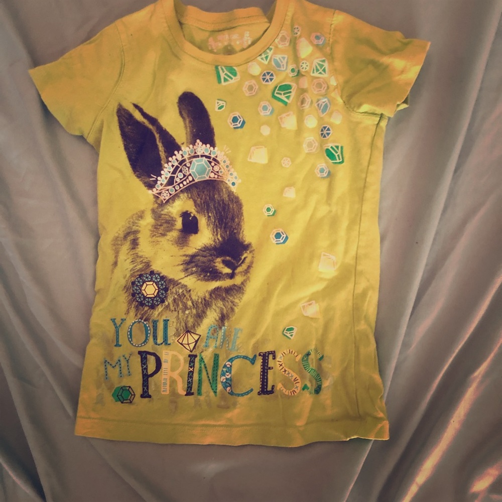 Total girl “you are my princess” bunny shirt